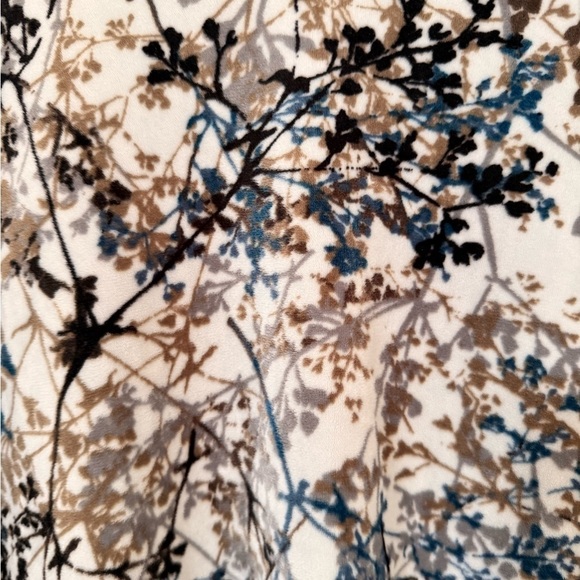 Pure Jill J. Jill Women’s Stretch Soft Velour Tunic Blouse Multicolor Floral XS - Picture 5 of 13